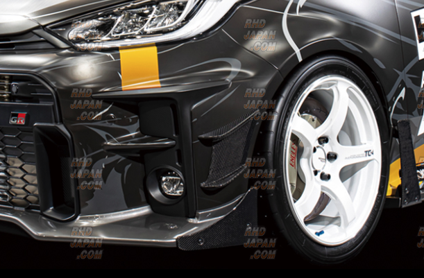 HKS Front Bumper Canard Set Type-S Carbon Fiber - GR Yaris GXPA16